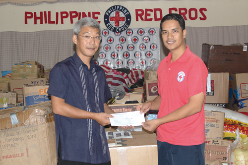 Support for typhoon victims in the Philippines
